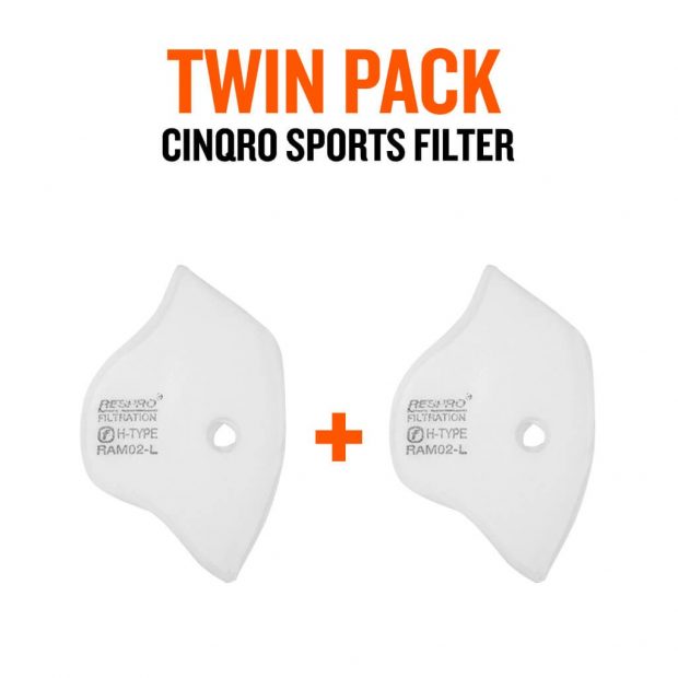 Cinqro Sports Filter - Twin Pack - Bluenote