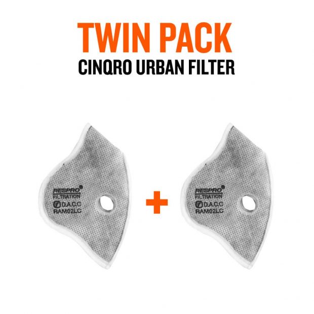 Cinqro Urban Filter - Twin Pack - Packaging