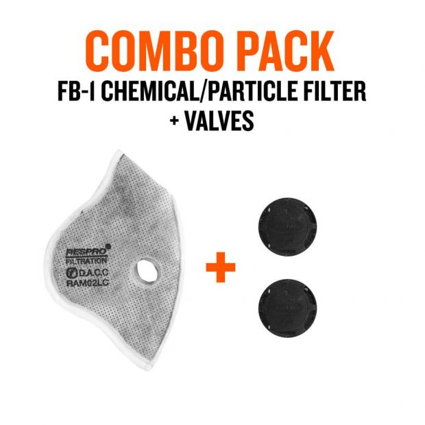 FB-1 Chemical / Particle Filter with Valves - Bluenote