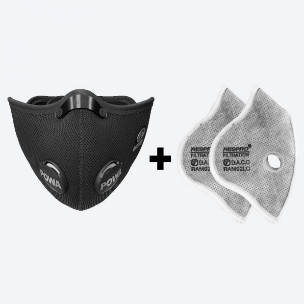 Ultralight Mask with Urban Filter Twin Pack