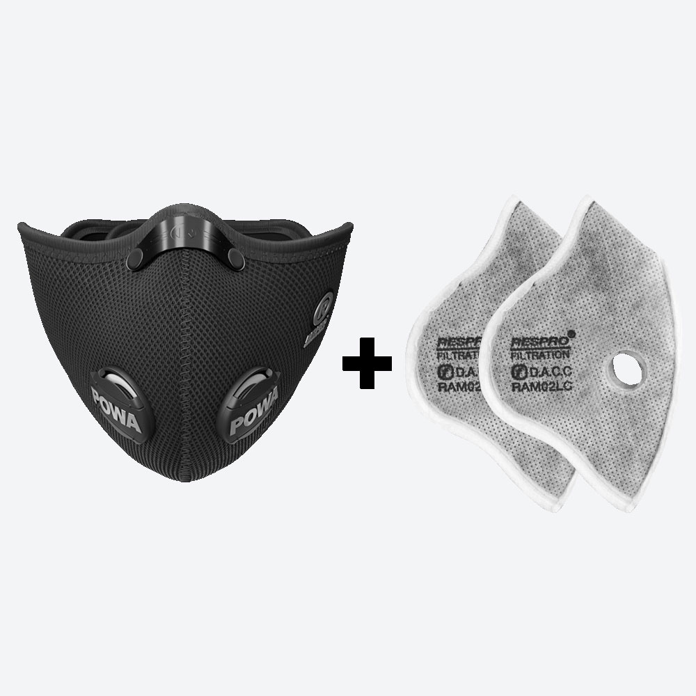 Ultralight™ Mask with Urban Filter Twin Pack - COMBO - Respro®